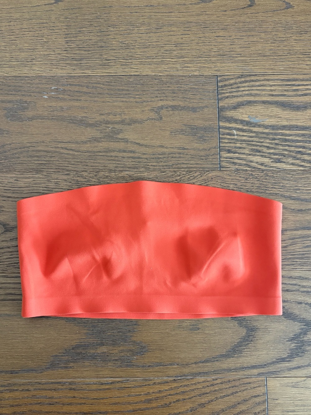 Free People Seamless Strapless Bandeau - Coral Orange